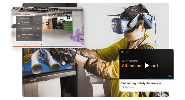 Safety Training with Virtual Reality Technology through 4S System